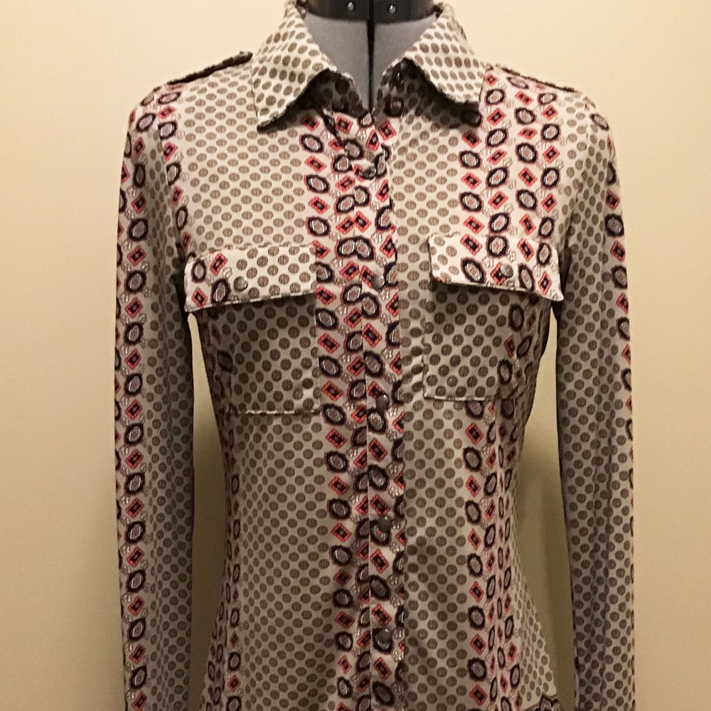 BCBGMAXAZRIA Blouse Long Sleeve